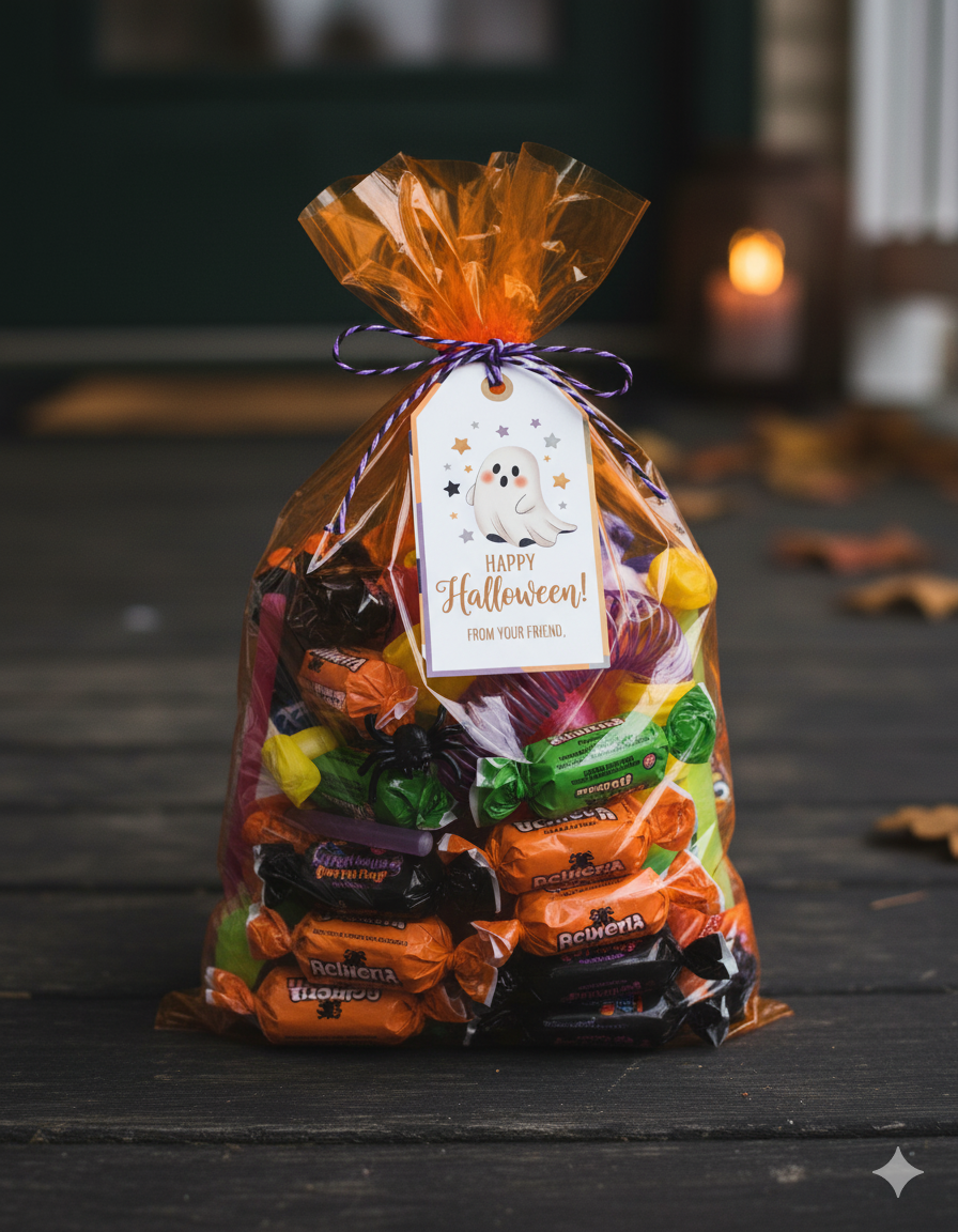 Cute Ghost Halloween Gift Tags